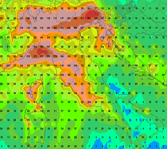 Settimana di maltempo in arrivo
